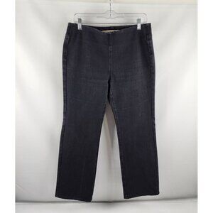 Soft Surroundings Jeans Womens PM Black The Ultimate Denim Pull On Bootcut 3CW18